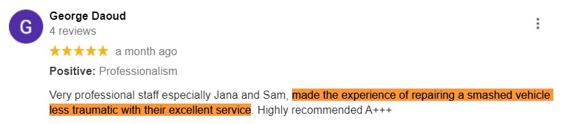 george daoud google review
