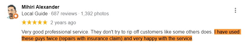 mihiri alexander google review